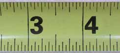 close-up of tape measure